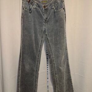 Stylish Gray Flare Jeans